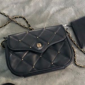 Vintage Navy Blue Daniella Bag